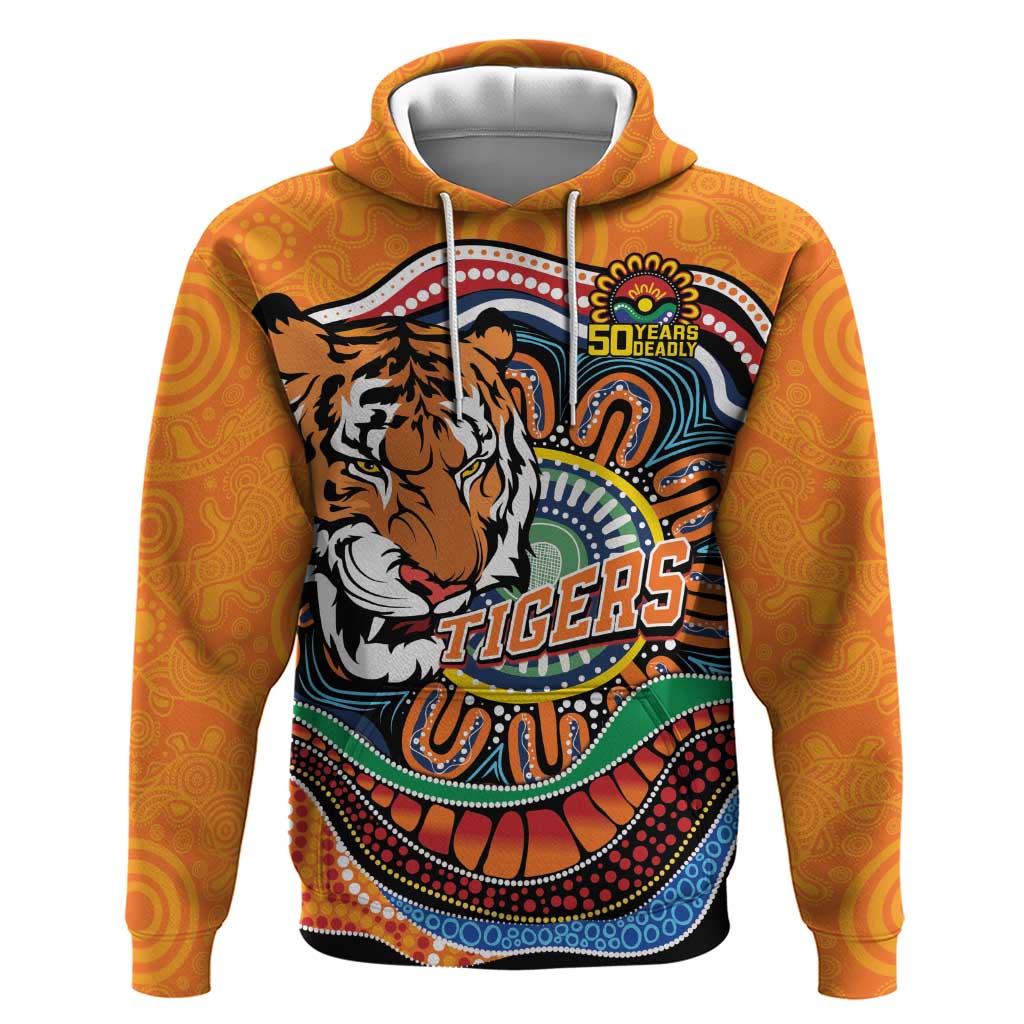 Custom Tigers Honouring First Nations Hoodie NAIDOC 2026 Deadly 50 Years