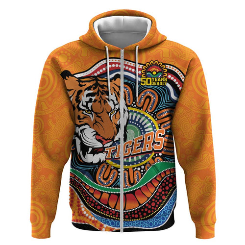 Custom Tigers Honouring First Nations Hoodie NAIDOC 2026 Deadly 50 Years