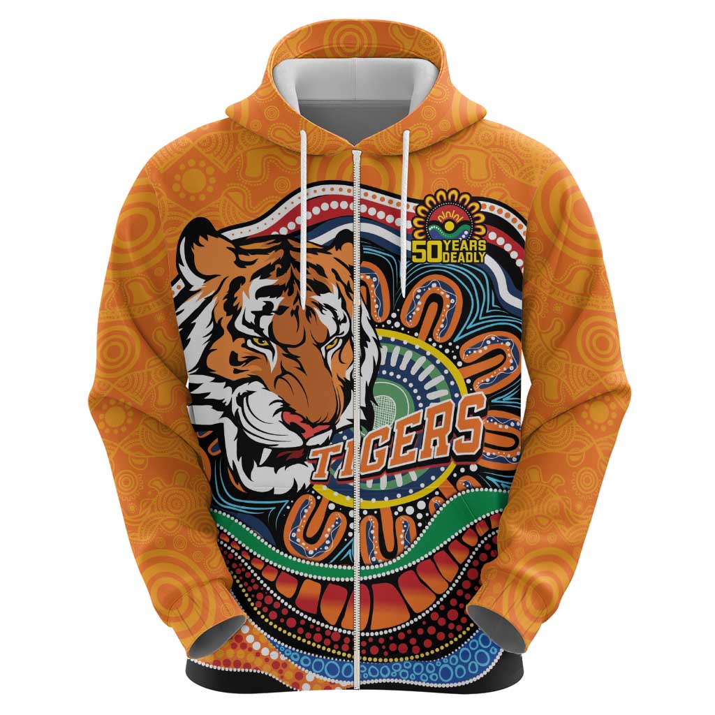 Custom Tigers Honouring First Nations Hoodie NAIDOC 2026 Deadly 50 Years