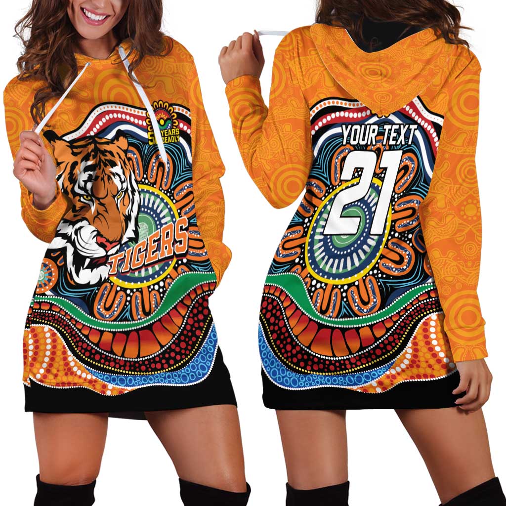 Custom Tigers Honouring First Nations Hoodie Dress NAIDOC 2026 Deadly 50 Years