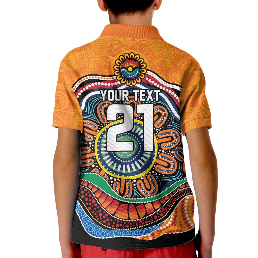 Custom Tigers Honouring First Nations Kid Polo Shirt NAIDOC 2026 Deadly 50 Years