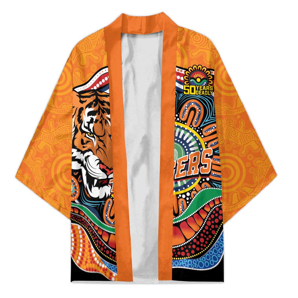 Custom Tigers Honouring First Nations Kimono NAIDOC 2026 Deadly 50 Years