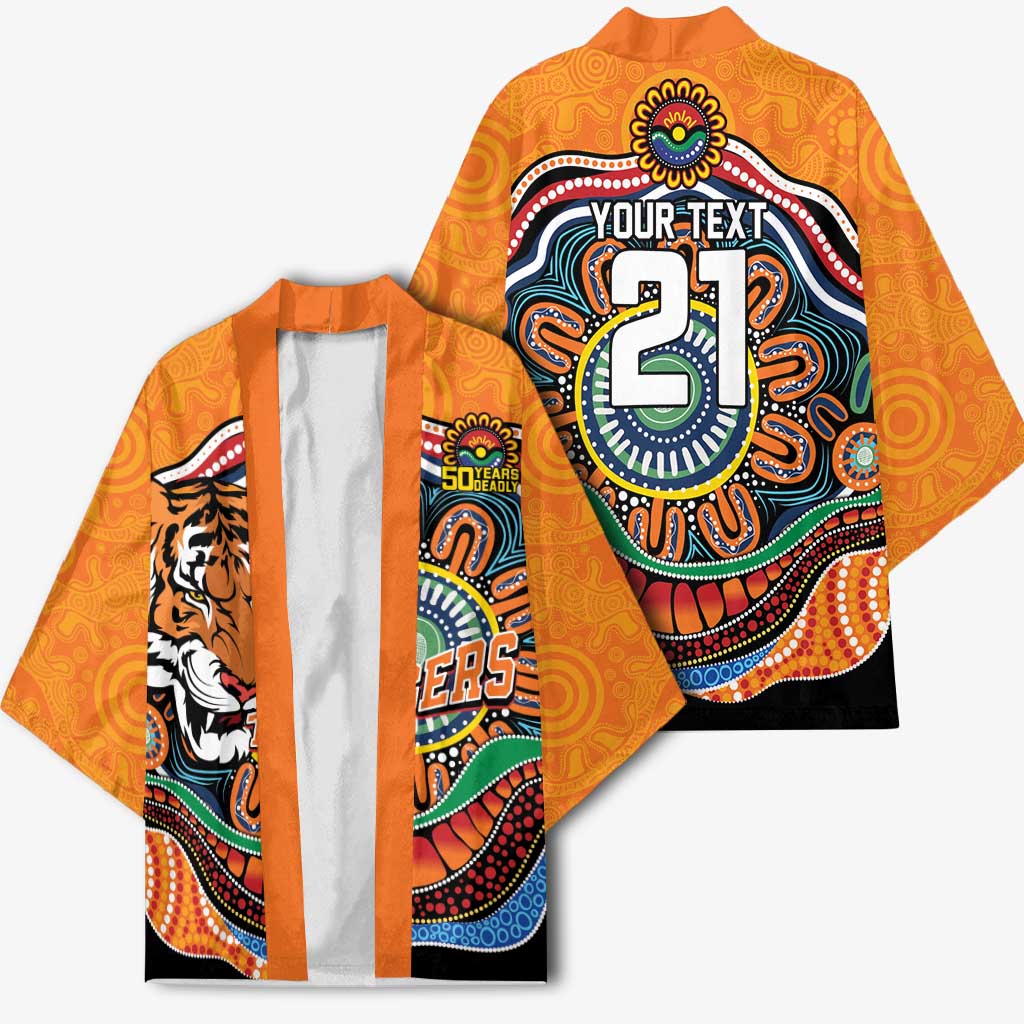 Custom Tigers Honouring First Nations Kimono NAIDOC 2026 Deadly 50 Years