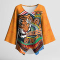 Custom Tigers Honouring First Nations Kimono Sleeve Blouse NAIDOC 2026 Deadly 50 Years