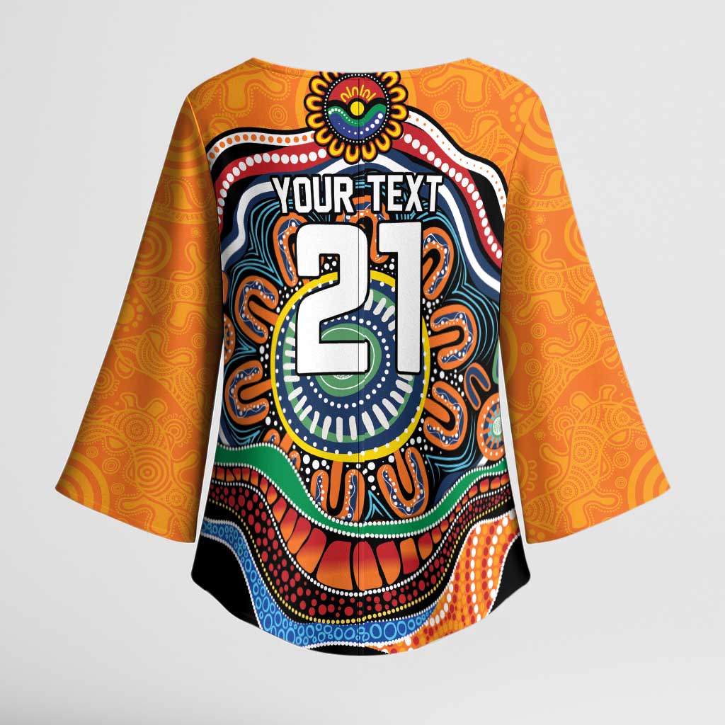 Custom Tigers Honouring First Nations Kimono Sleeve Blouse NAIDOC 2026 Deadly 50 Years
