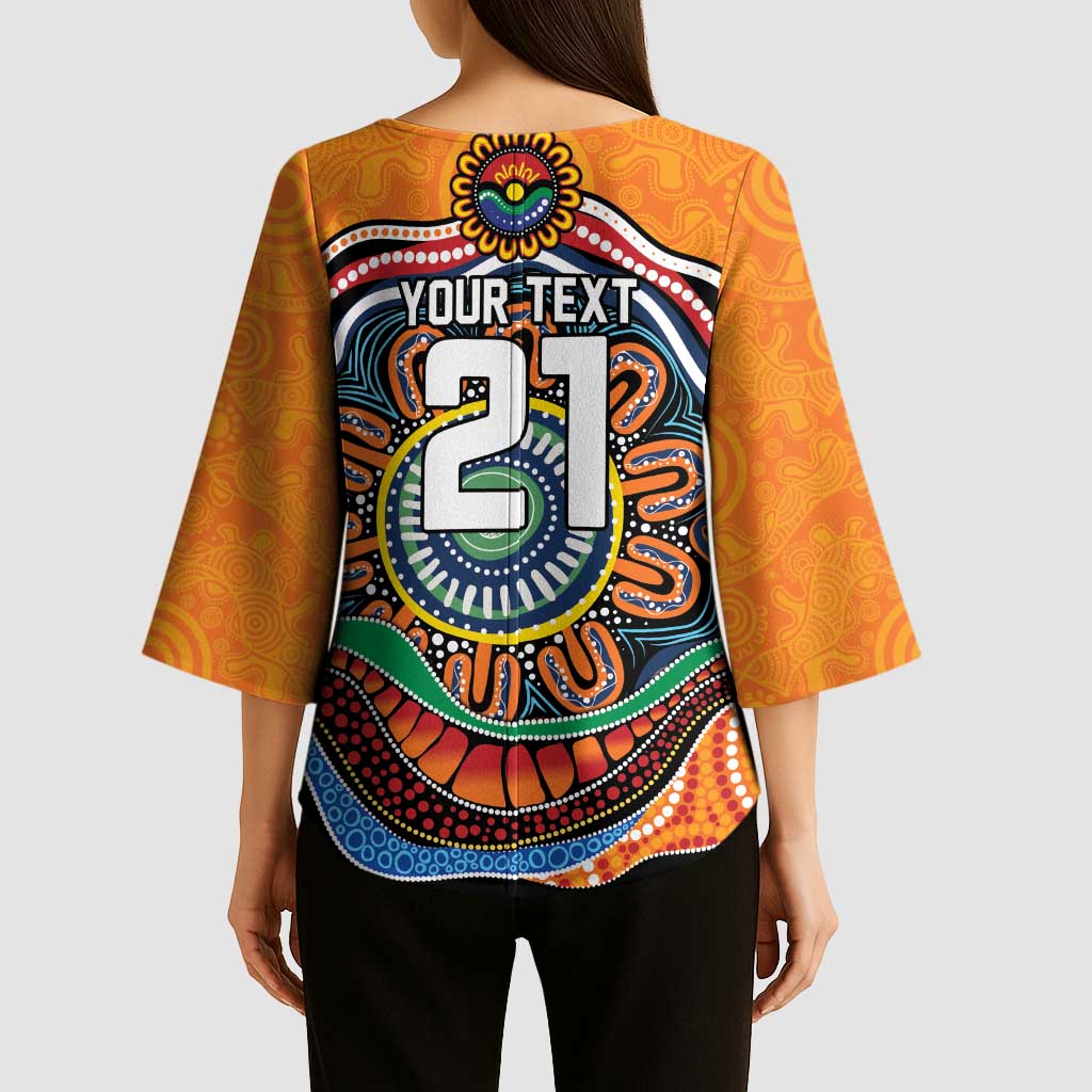 Custom Tigers Honouring First Nations Kimono Sleeve Blouse NAIDOC 2026 Deadly 50 Years