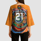 Custom Tigers Honouring First Nations Kimono Sleeve Blouse NAIDOC 2026 Deadly 50 Years