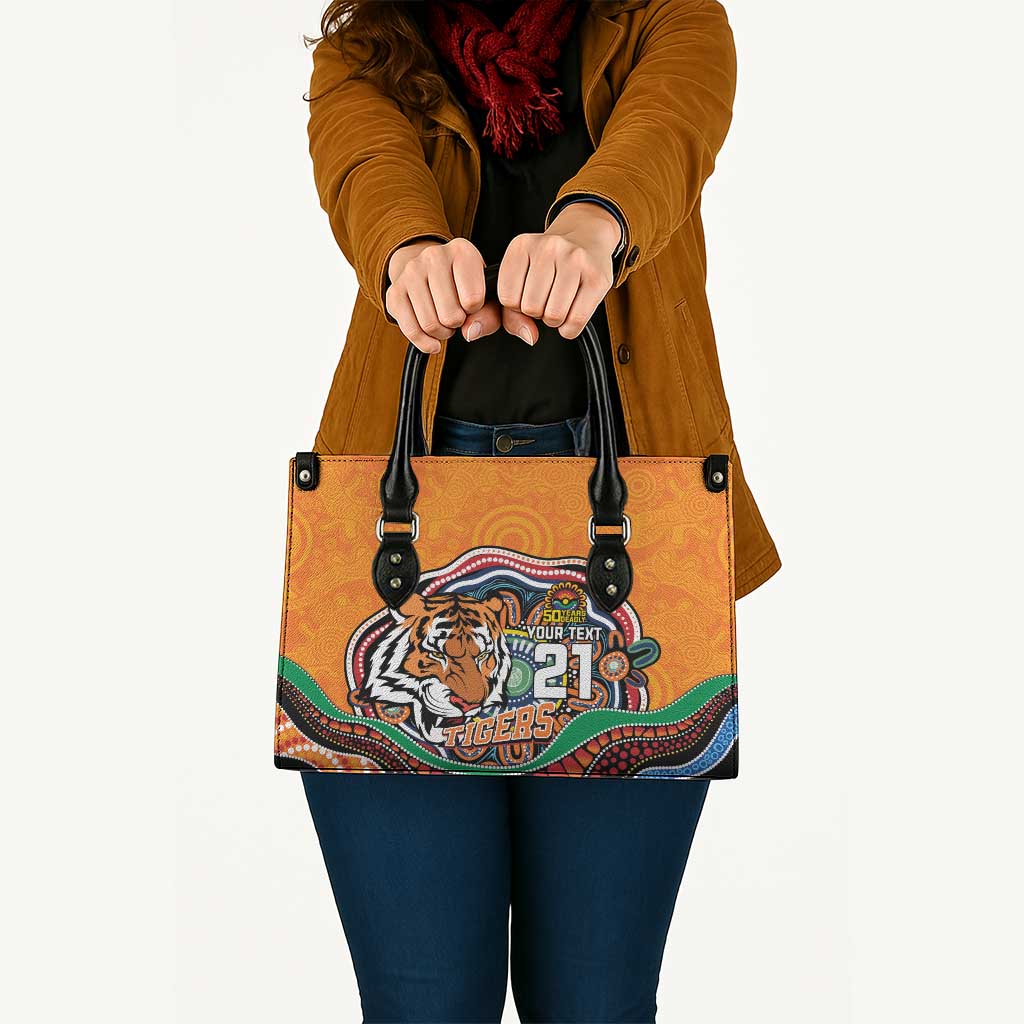 Custom Tigers Honouring First Nations Leather Bag NAIDOC 2026 Deadly 50 Years