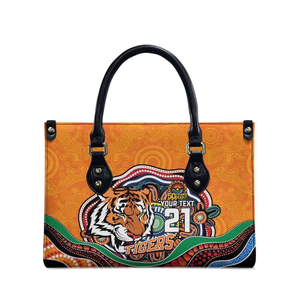 Custom Tigers Honouring First Nations Leather Bag NAIDOC 2026 Deadly 50 Years
