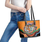 Custom Tigers Honouring First Nations Leather Tote Bag NAIDOC 2026 Deadly 50 Years