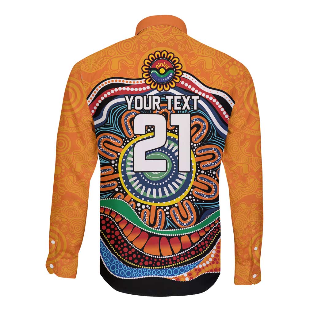 Custom Tigers Honouring First Nations Long Sleeve Button Shirt NAIDOC 2026 Deadly 50 Years