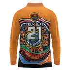 Custom Tigers Honouring First Nations Long Sleeve Polo Shirt NAIDOC 2026 Deadly 50 Years