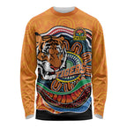 Custom Tigers Honouring First Nations Long Sleeve Shirt NAIDOC 2026 Deadly 50 Years