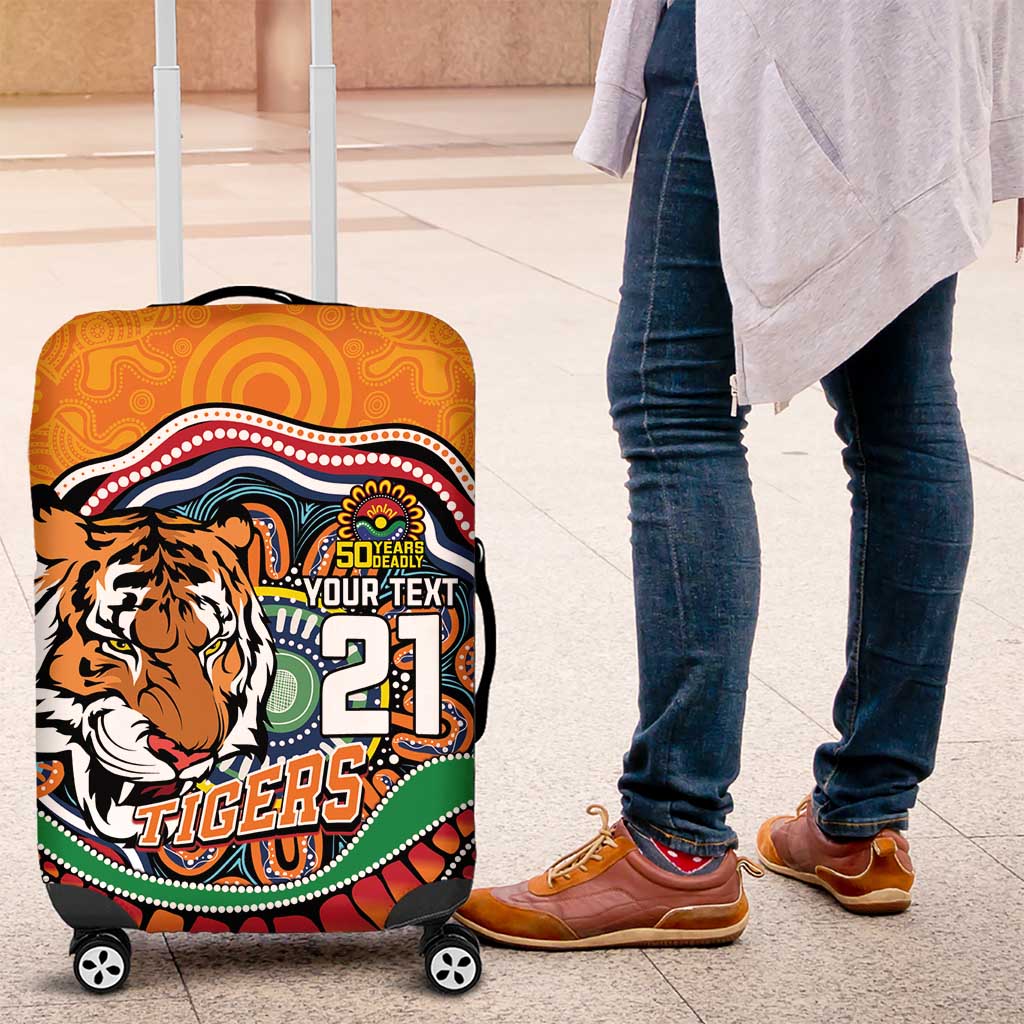 Custom Tigers Honouring First Nations Luggage Cover NAIDOC 2026 Deadly 50 Years