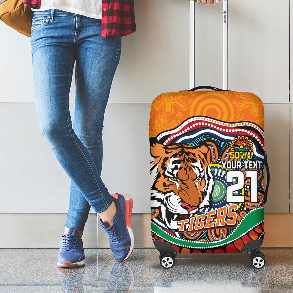 Custom Tigers Honouring First Nations Luggage Cover NAIDOC 2026 Deadly 50 Years