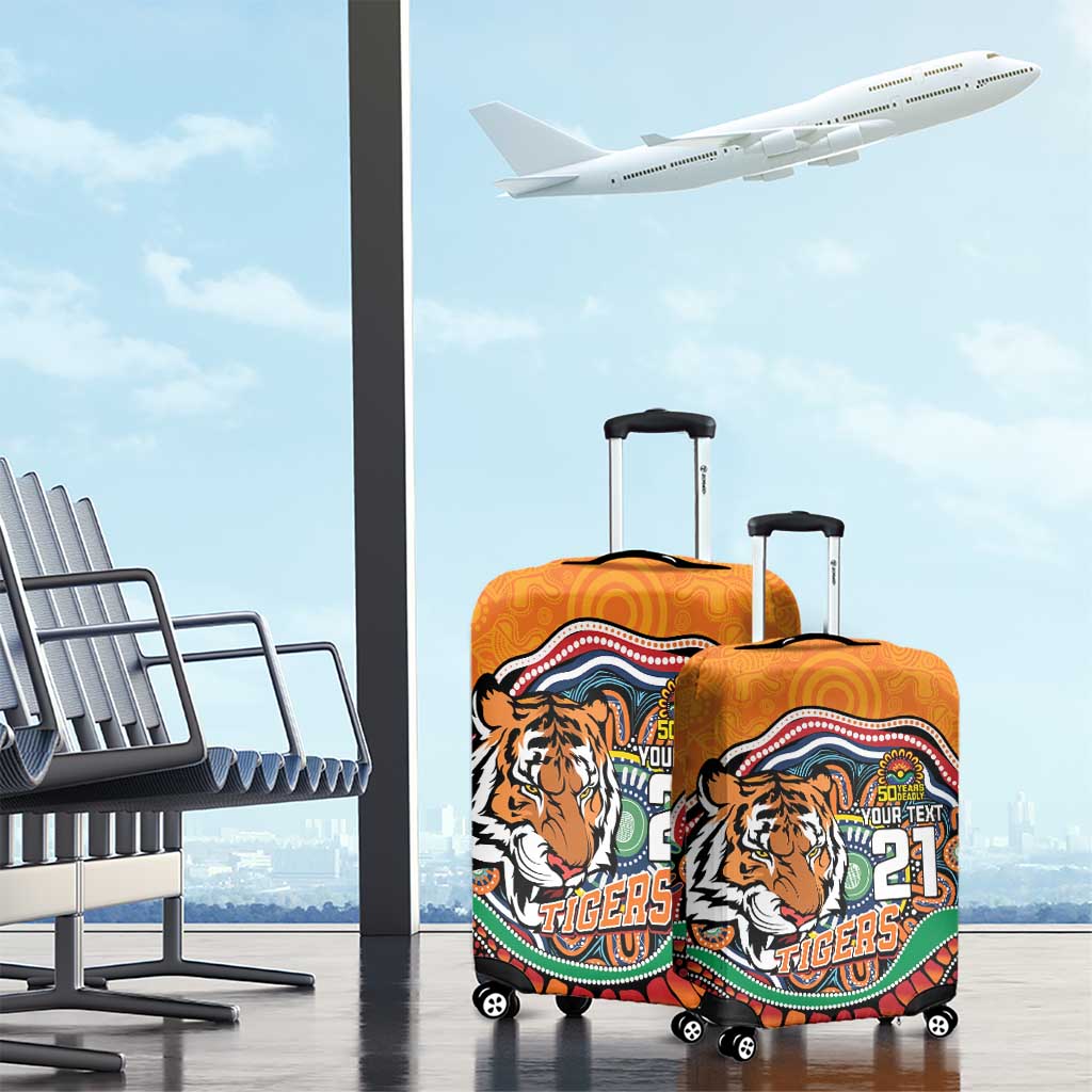 Custom Tigers Honouring First Nations Luggage Cover NAIDOC 2026 Deadly 50 Years