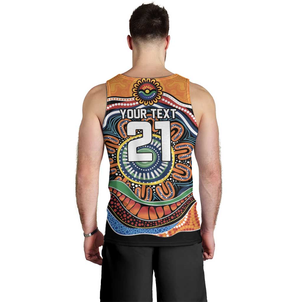 Custom Tigers Honouring First Nations Men Tank Top NAIDOC 2026 Deadly 50 Years