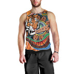 Custom Tigers Honouring First Nations Men Tank Top NAIDOC 2026 Deadly 50 Years