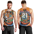 Custom Tigers Honouring First Nations Men Tank Top NAIDOC 2026 Deadly 50 Years