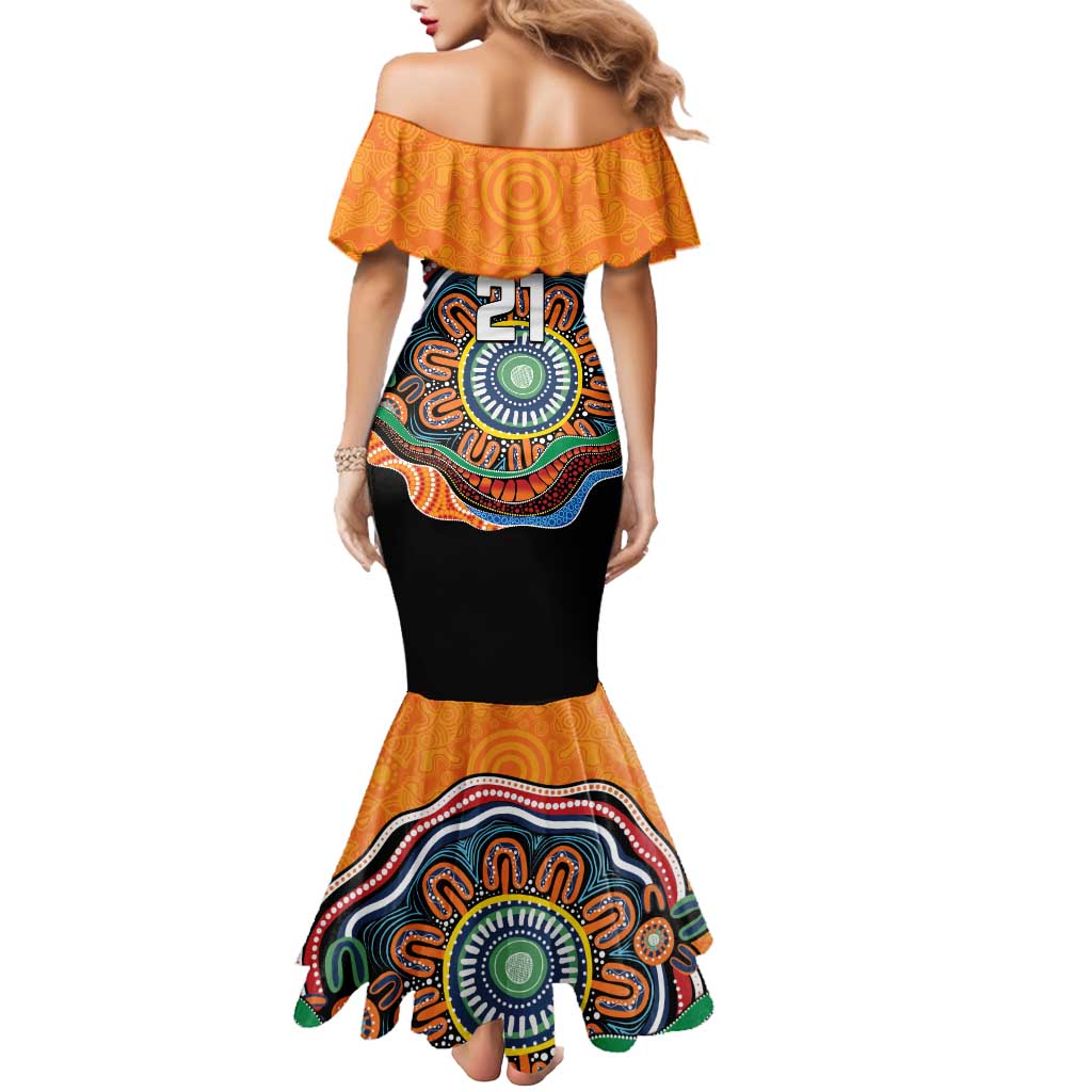 Custom Tigers Honouring First Nations Mermaid Dress NAIDOC 2026 Deadly 50 Years