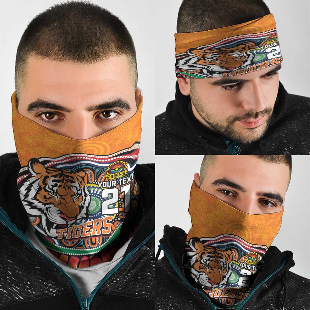 Custom Tigers Honouring First Nations Neck Gaiter NAIDOC 2026 Deadly 50 Years