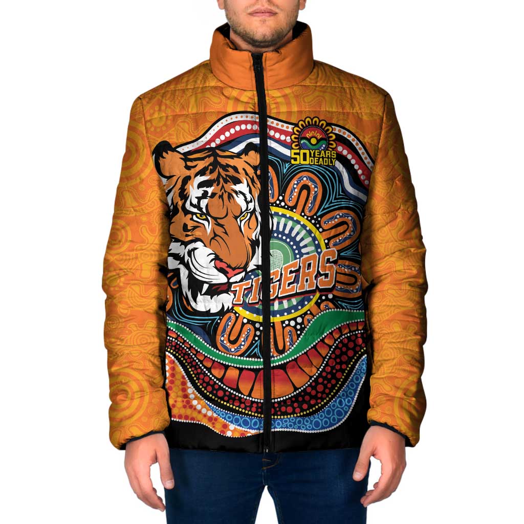 Custom Tigers Honouring First Nations Padded Jacket NAIDOC 2026 Deadly 50 Years