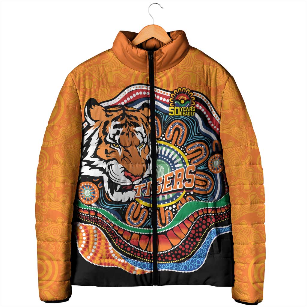 Custom Tigers Honouring First Nations Padded Jacket NAIDOC 2026 Deadly 50 Years