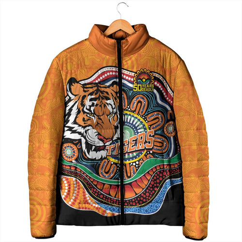 Custom Tigers Honouring First Nations Padded Jacket NAIDOC 2026 Deadly 50 Years