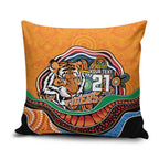Custom Tigers Honouring First Nations Pillow Cover NAIDOC 2026 Deadly 50 Years