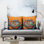 Custom Tigers Honouring First Nations Pillow Cover NAIDOC 2026 Deadly 50 Years