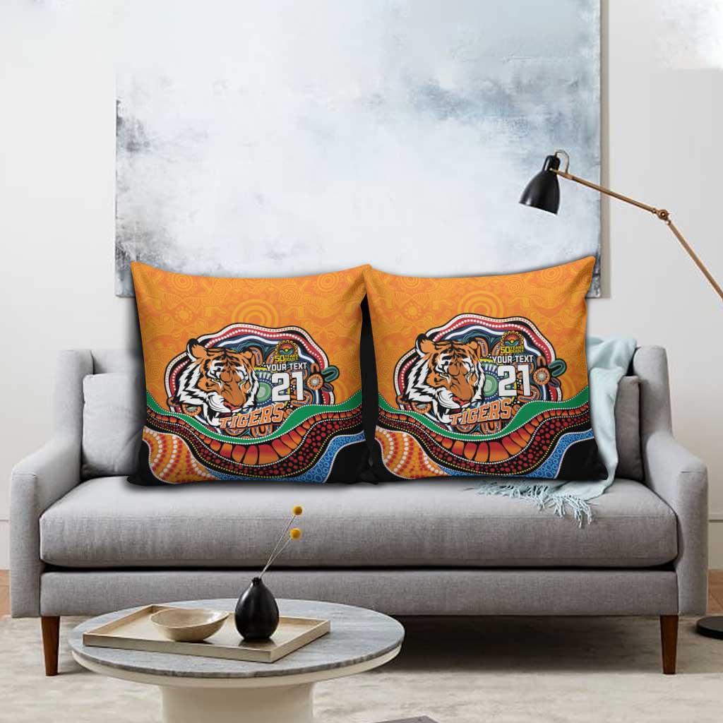 Custom Tigers Honouring First Nations Pillow Cover NAIDOC 2026 Deadly 50 Years