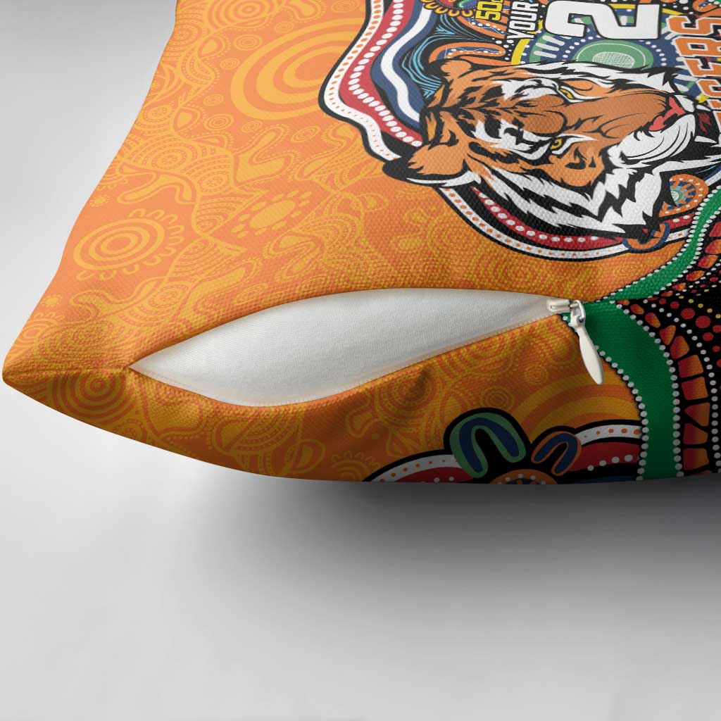 Custom Tigers Honouring First Nations Pillow Cover NAIDOC 2026 Deadly 50 Years