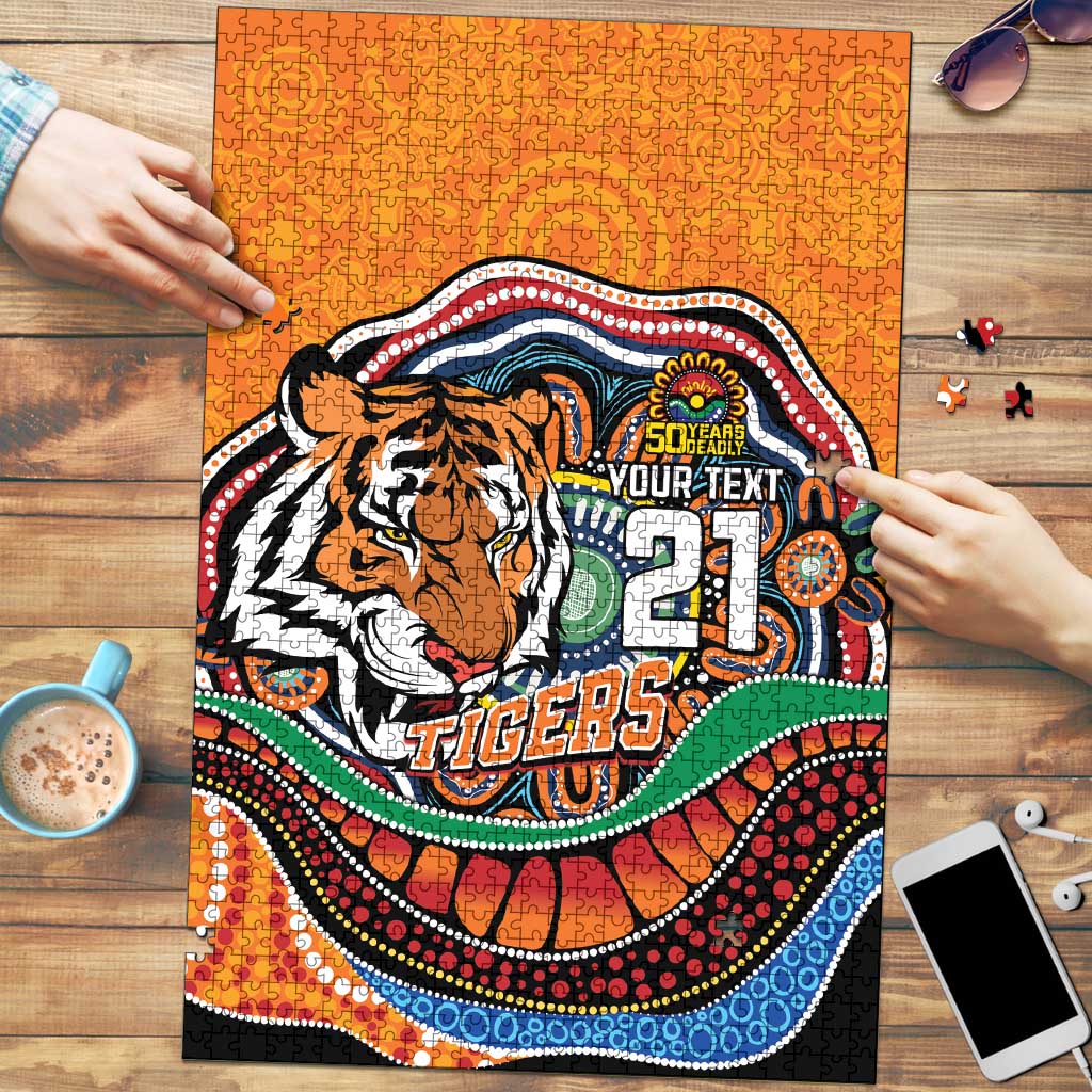Custom Tigers Honouring First Nations Puzzle NAIDOC 2026 Deadly 50 Years