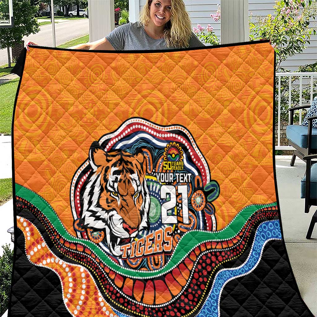Custom Tigers Honouring First Nations Quilt NAIDOC 2026 Deadly 50 Years