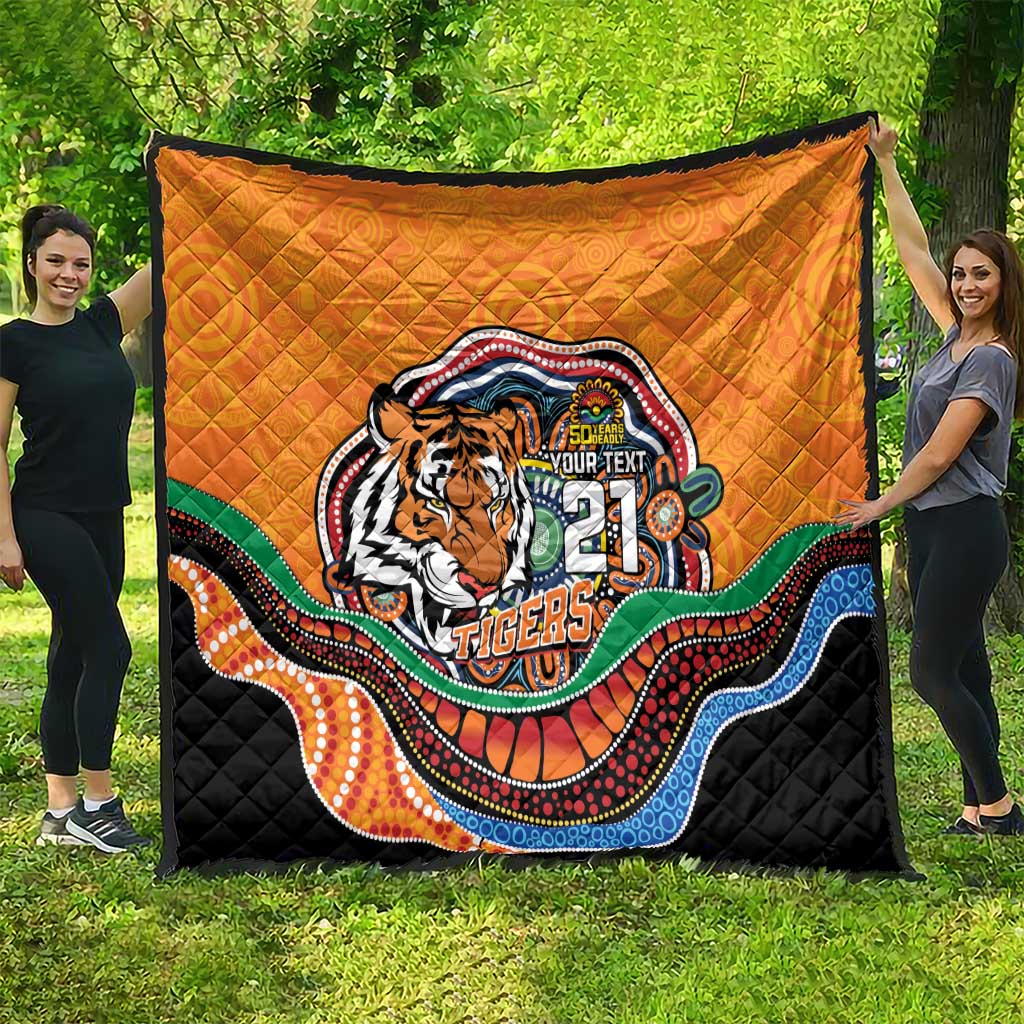 Custom Tigers Honouring First Nations Quilt NAIDOC 2026 Deadly 50 Years