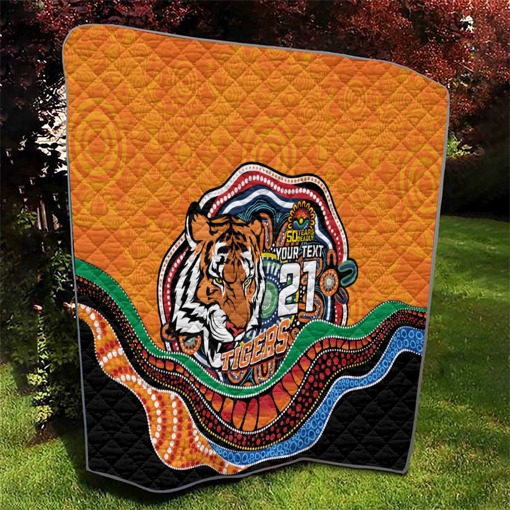 Custom Tigers Honouring First Nations Quilt NAIDOC 2026 Deadly 50 Years
