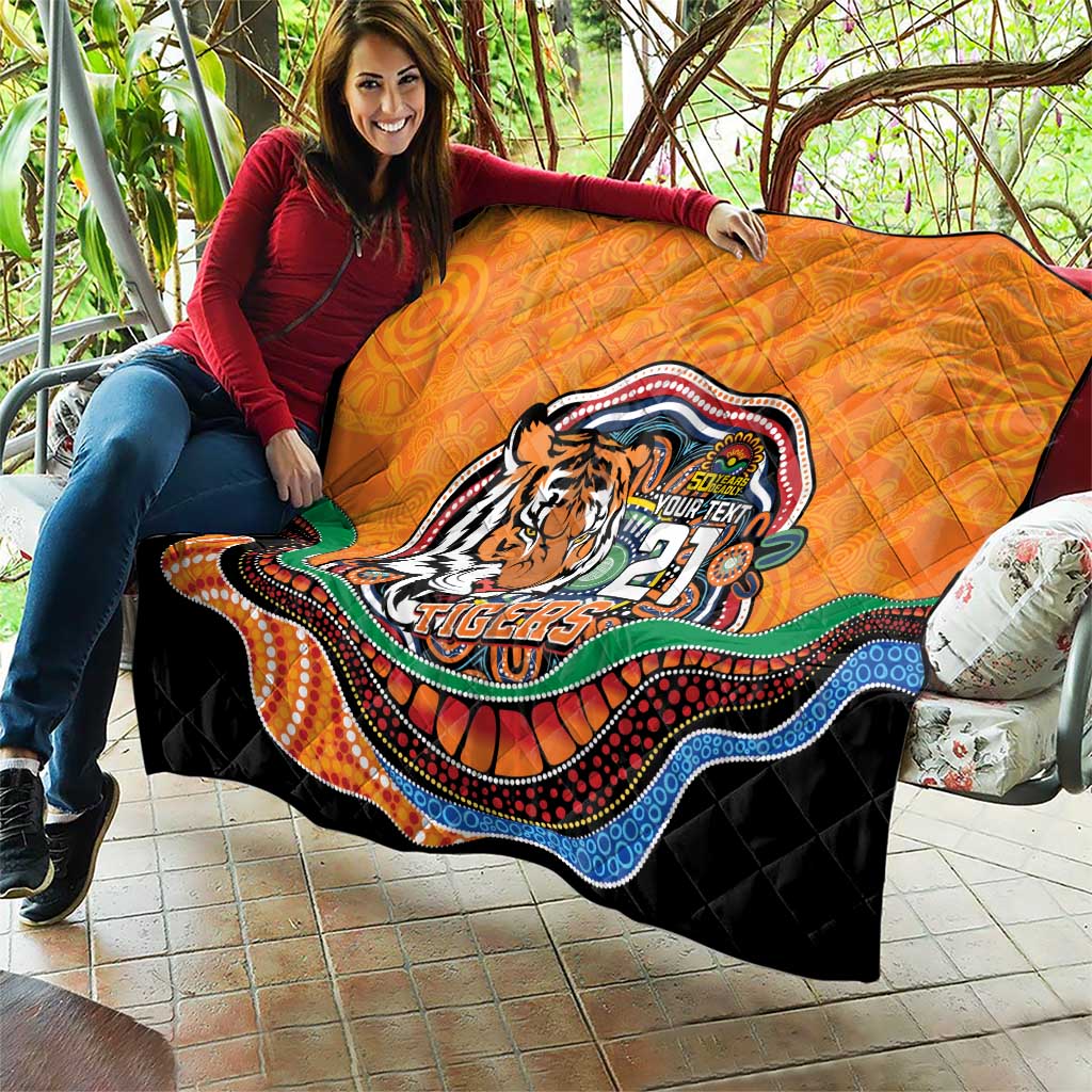 Custom Tigers Honouring First Nations Quilt NAIDOC 2026 Deadly 50 Years