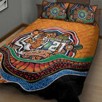 Custom Tigers Honouring First Nations Quilt Bed Set NAIDOC 2026 Deadly 50 Years