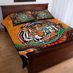 Custom Tigers Honouring First Nations Quilt Bed Set NAIDOC 2026 Deadly 50 Years