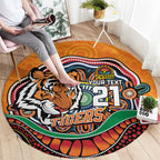 Custom Tigers Honouring First Nations Round Carpet NAIDOC 2026 Deadly 50 Years