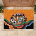 Custom Tigers Honouring First Nations Rubber Doormat NAIDOC 2026 Deadly 50 Years