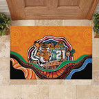 Custom Tigers Honouring First Nations Rubber Doormat NAIDOC 2026 Deadly 50 Years