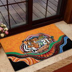 Custom Tigers Honouring First Nations Rubber Doormat NAIDOC 2026 Deadly 50 Years
