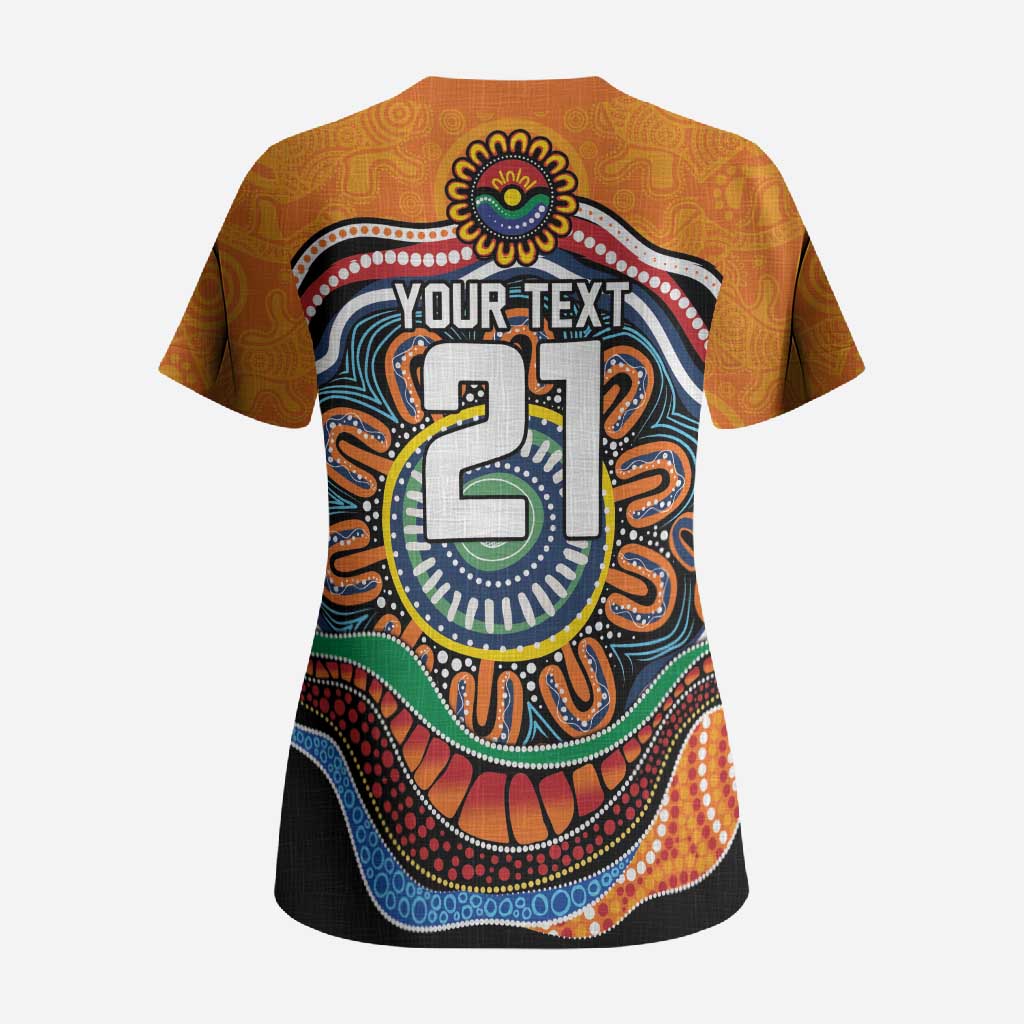 Custom Tigers Honouring First Nations Scrub Top NAIDOC 2026 Deadly 50 Years