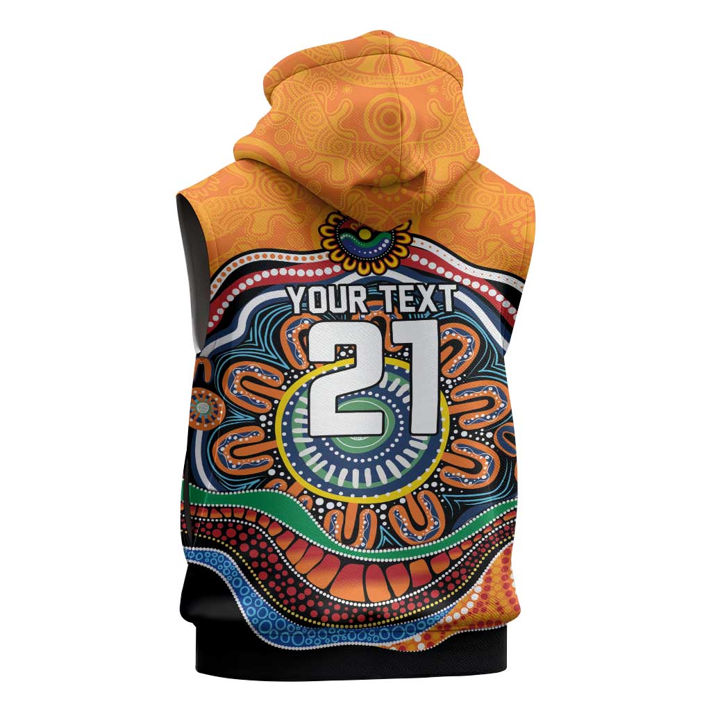 Custom Tigers Honouring First Nations Sleeveless Hoodie NAIDOC 2026 Deadly 50 Years