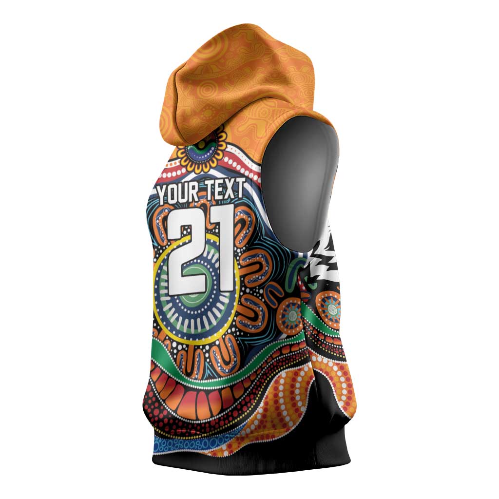 Custom Tigers Honouring First Nations Sleeveless Hoodie NAIDOC 2026 Deadly 50 Years