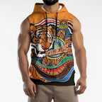 Custom Tigers Honouring First Nations Sleeveless Hoodie NAIDOC 2026 Deadly 50 Years