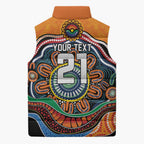 Custom Tigers Honouring First Nations Sleeveless Puffer Jacket NAIDOC 2026 Deadly 50 Years