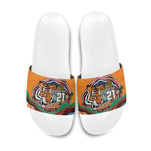 Custom Tigers Honouring First Nations Slide Sandals NAIDOC 2026 Deadly 50 Years