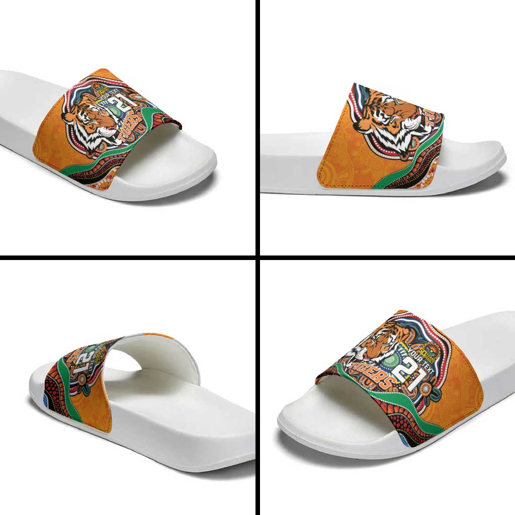 Custom Tigers Honouring First Nations Slide Sandals NAIDOC 2026 Deadly 50 Years